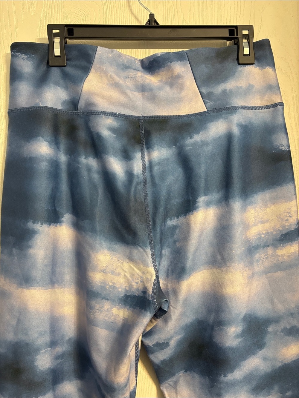 Jones New York Navy and White Cloud-Print Leggings - Picture 5 of 6